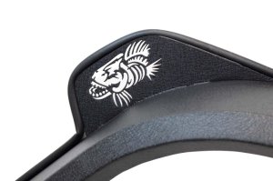 Jeep Rubicon Fenders - Rear - Fishbone Offroad - Elite Aluminum - Black textured - `18-`27